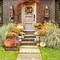 Fall Decorations for Home Outdoor, 22" Decorative Garden Stakes with 2 Pack Pumpkin Welcome Sign Fall Decor, Metal Yard Sign for Outside Garden Yard Lawn Patio Backyard Porch Decorations.